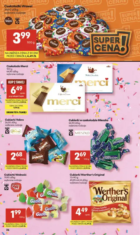 Delikatesy Centrum - gazetka promocyjna Gazetka  do środy 25.02 - strona 26