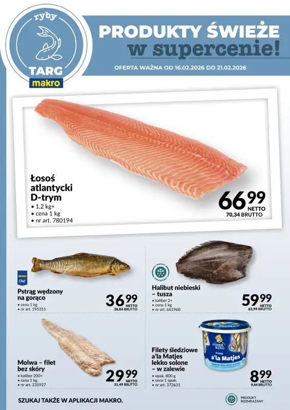 Makro - gazetka promocyjna Targ MAKRO - oferta świeża w super cenach! od poniedziałku 16.02 do soboty 21.02 - strona 4