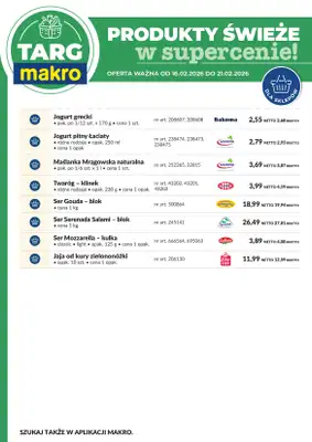 Makro - gazetka promocyjna Targ MAKRO - oferta świeża w super cenach! od poniedziałku 16.02 do soboty 21.02 - strona 7