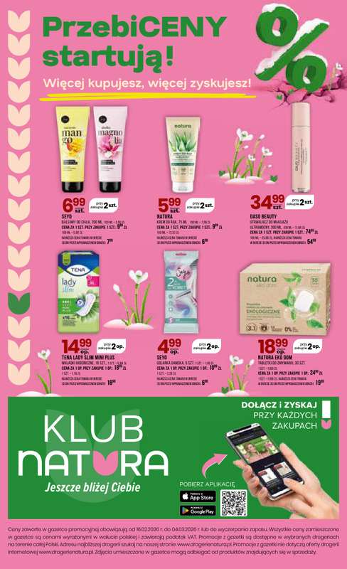 Drogerie Natura - gazetka promocyjna Gazetka od poniedziałku 16.02 do środy 04.03 - strona 16