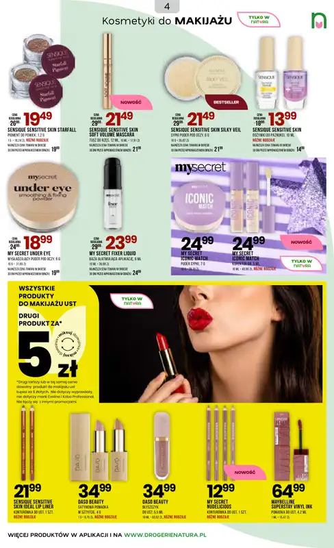 Drogerie Natura - gazetka promocyjna Gazetka od poniedziałku 16.02 do środy 04.03 - strona 4