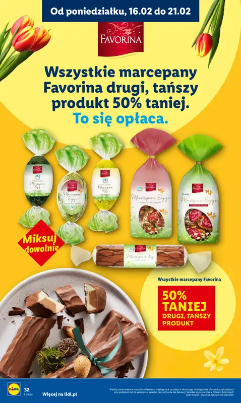 Lidl - gazetka promocyjna Oferta od poniedziałku od poniedziałku 16.02 do środy 18.02 - strona 32