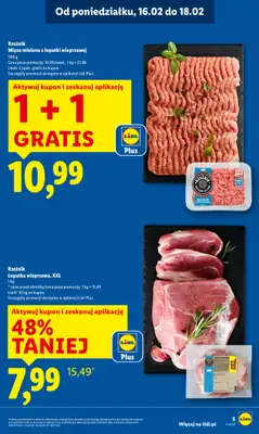 Lidl - gazetka promocyjna Oferta od poniedziałku od poniedziałku 16.02 do środy 18.02 - strona 5