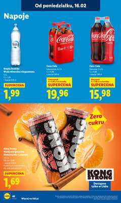 Lidl - gazetka promocyjna Oferta od poniedziałku od poniedziałku 16.02 do środy 18.02 - strona 40