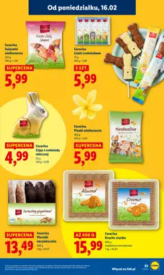 Lidl - gazetka promocyjna Oferta od poniedziałku od poniedziałku 16.02 do środy 18.02 - strona 33