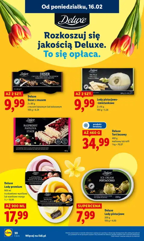 Lidl - gazetka promocyjna Oferta od poniedziałku od poniedziałku 16.02 do środy 18.02 - strona 30