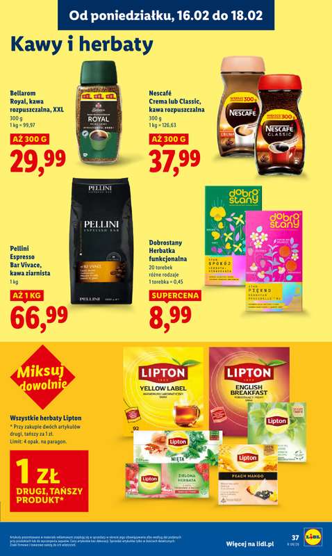 Lidl - gazetka promocyjna Oferta od poniedziałku od poniedziałku 16.02 do środy 18.02 - strona 37
