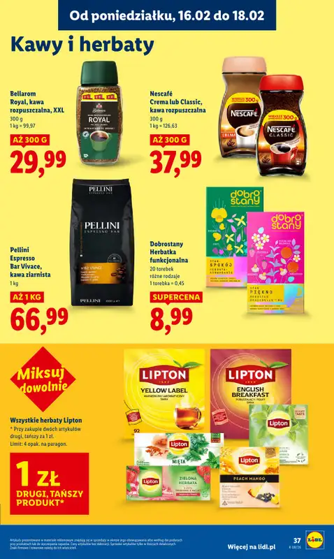 Lidl - gazetka promocyjna Oferta od poniedziałku od poniedziałku 16.02 do środy 18.02 - strona 37