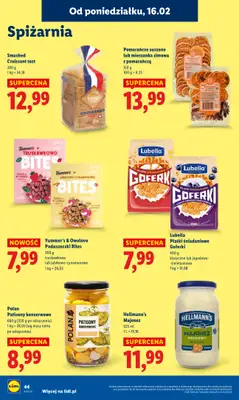 Lidl - gazetka promocyjna Oferta od poniedziałku od poniedziałku 16.02 do środy 18.02 - strona 44