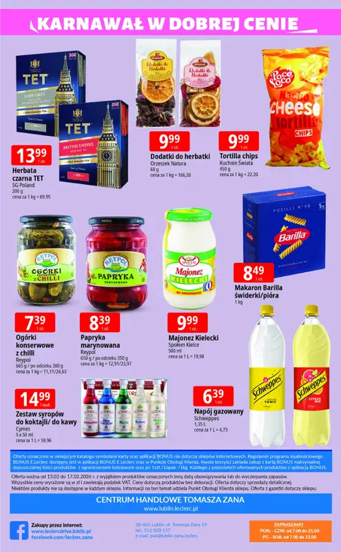 Leclerc - gazetka promocyjna Oferta Lublin Zana | Karnawałowy wybór w dobrej cenie od poniedziałku 16.02 do wtorku 17.02 - strona 4