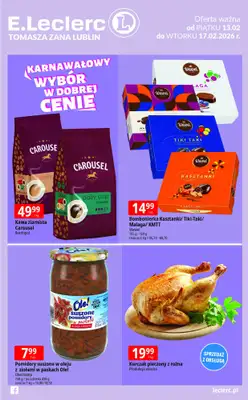 Leclerc - gazetka promocyjna Oferta Lublin Zana | Karnawałowy wybór w dobrej cenie od poniedziałku 16.02 do wtorku 17.02