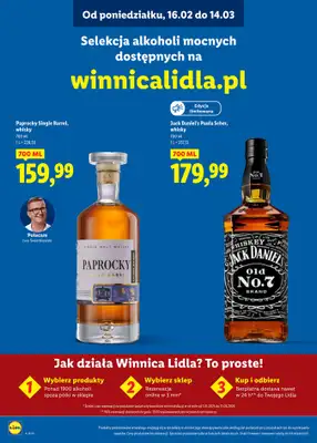 Lidl - gazetka promocyjna Katalog alkoholi mocnych i win  do soboty 14.03 - strona 26
