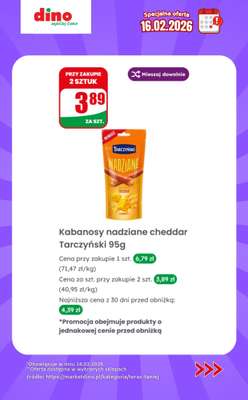 Dino - gazetka promocyjna Specjalna oferta na 16.02.2026 - promocje spoza gazetki od poniedziałku 16.02 do poniedziałku 16.02 - strona 6