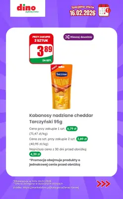 Dino - gazetka promocyjna Specjalna oferta na 16.02.2026 - promocje spoza gazetki od poniedziałku 16.02 do poniedziałku 16.02 - strona 6