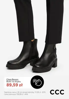 CCC - gazetka promocyjna Botki na obcasie - PROMOCJE od poniedziałku 16.02  - strona 3