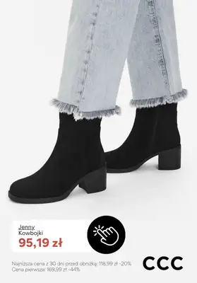 CCC - gazetka promocyjna Botki na obcasie - PROMOCJE od poniedziałku 16.02  - strona 9