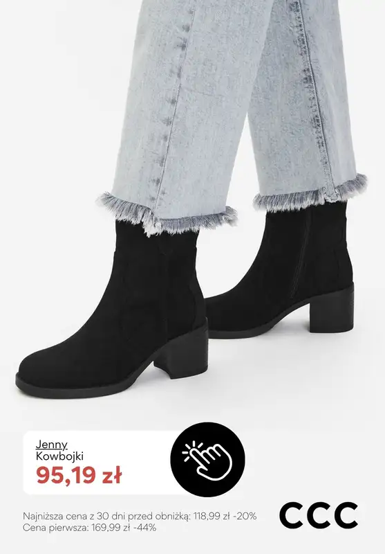 CCC - gazetka promocyjna Botki na obcasie - PROMOCJE od poniedziałku 16.02  - strona 9