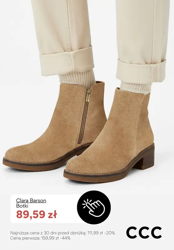 CCC - gazetka promocyjna Botki na obcasie - PROMOCJE od poniedziałku 16.02  - strona 4