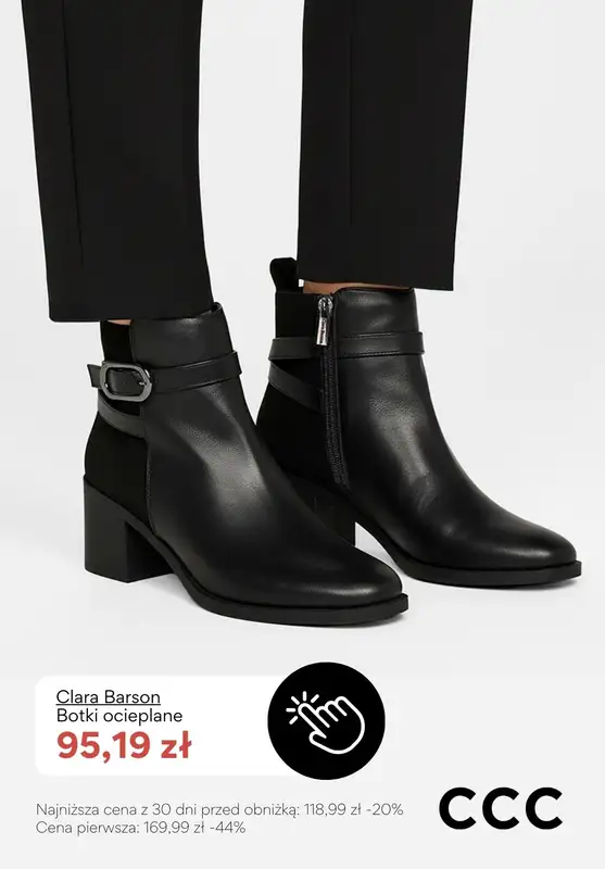 CCC - gazetka promocyjna Botki na obcasie - PROMOCJE od poniedziałku 16.02  - strona 7