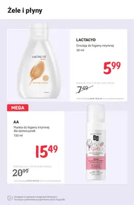 Rossmann - gazetka promocyjna Higiena intymna PROMOCJE od poniedziałku 16.02 do środy 18.02 - strona 4