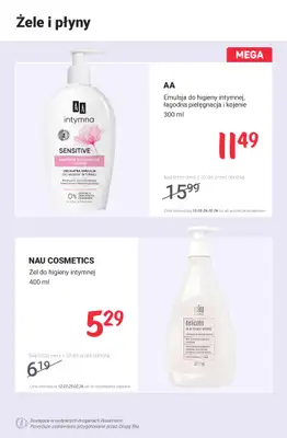Rossmann - gazetka promocyjna Higiena intymna PROMOCJE od poniedziałku 16.02 do środy 18.02 - strona 3