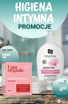 Rossmann - gazetka promocyjna Higiena intymna PROMOCJE od poniedziałku 16.02 do środy 18.02