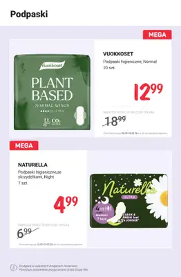 Rossmann - gazetka promocyjna Higiena intymna PROMOCJE od poniedziałku 16.02 do środy 18.02 - strona 7