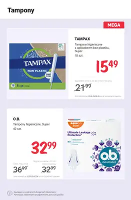 Rossmann - gazetka promocyjna Higiena intymna PROMOCJE od poniedziałku 16.02 do środy 18.02 - strona 9