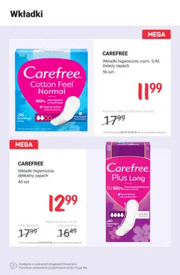 Rossmann - gazetka promocyjna Higiena intymna PROMOCJE od poniedziałku 16.02 do środy 18.02 - strona 11