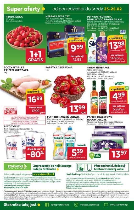 Stokrotka - gazetka promocyjna Gazetka Supermarket od czwartku 19.02 do środy 25.02 - strona 34