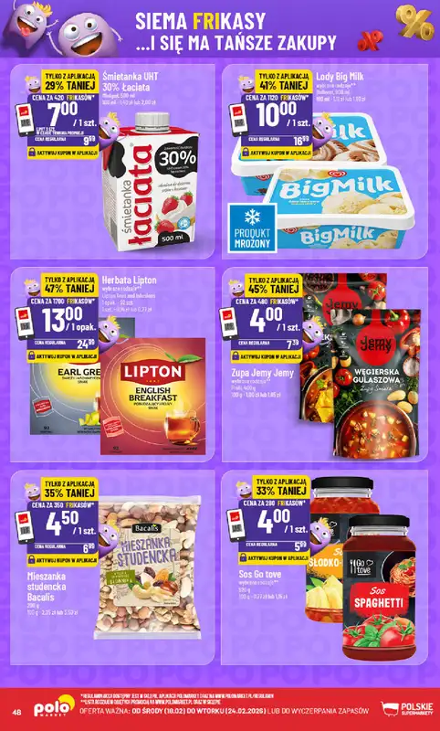 POLOmarket - gazetka promocyjna Gazetka od środy 18.02 do wtorku 24.02 - strona 48