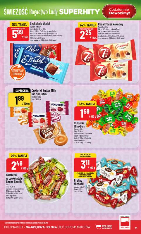 POLOmarket - gazetka promocyjna Gazetka od środy 18.02 do wtorku 24.02 - strona 31