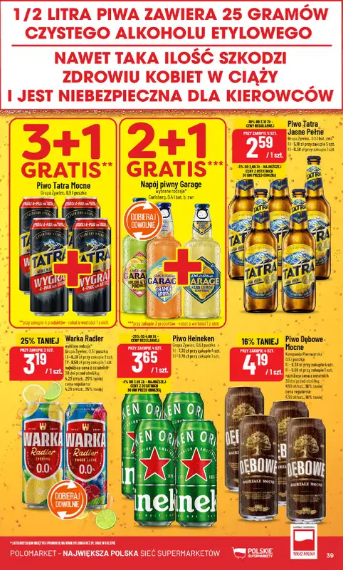 POLOmarket - gazetka promocyjna Gazetka od środy 18.02 do wtorku 24.02 - strona 39