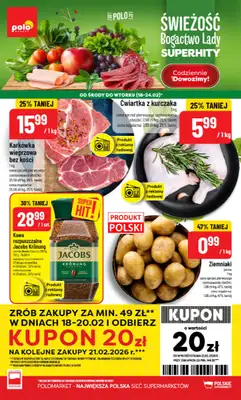 POLOmarket - gazetka promocyjna Gazetka od środy 18.02 do wtorku 24.02