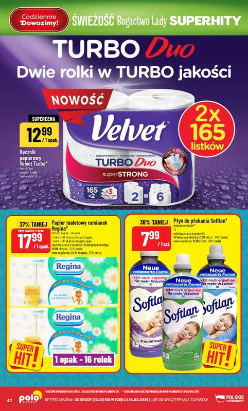 POLOmarket - gazetka promocyjna Gazetka od środy 18.02 do wtorku 24.02 - strona 42