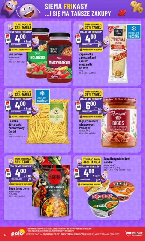 POLOmarket - gazetka promocyjna Frikasowy Katalog od środy 18.02 do wtorku 24.02 - strona 6