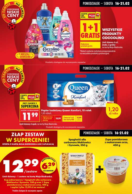 Biedronka - gazetka promocyjna Biedronkowe oszczędności od poniedziałku 16.02 do środy 18.02 - strona 8