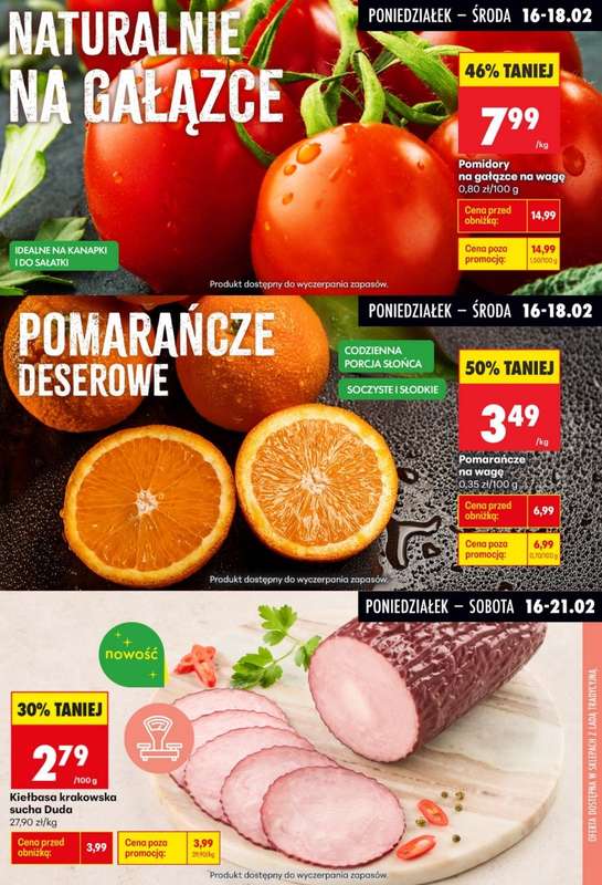 Biedronka - gazetka promocyjna Biedronkowe oszczędności od poniedziałku 16.02 do środy 18.02 - strona 3
