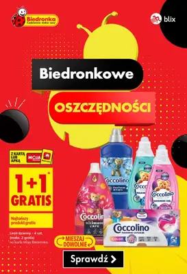 Biedronka - gazetka promocyjna Biedronkowe oszczędności od poniedziałku 16.02 do środy 18.02