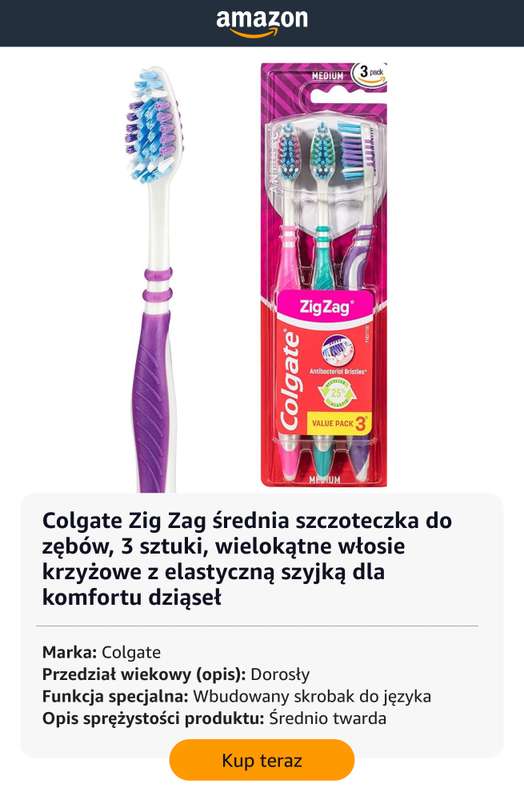 Amazon - gazetka promocyjna Szczoteczki do zębów w super cenach! od poniedziałku 16.02  - strona 2