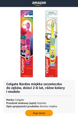 Amazon - gazetka promocyjna Szczoteczki do zębów w super cenach! od poniedziałku 16.02  - strona 9