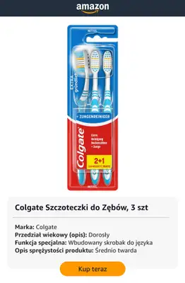 Amazon - gazetka promocyjna Szczoteczki do zębów w super cenach! od poniedziałku 16.02  - strona 7