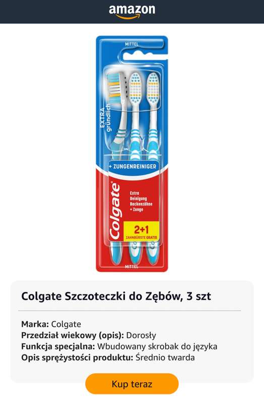 Amazon - gazetka promocyjna Szczoteczki do zębów w super cenach! od poniedziałku 16.02  - strona 7