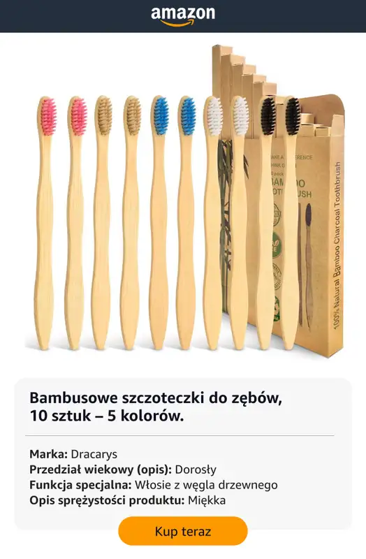 Amazon - gazetka promocyjna Szczoteczki do zębów w super cenach! od poniedziałku 16.02  - strona 5