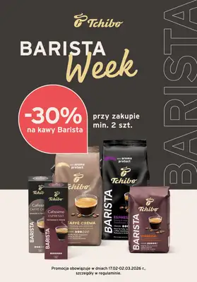 Tchibo - gazetka promocyjna Barista Week w Tchibo od wtorku 17.02 do poniedziałku 02.03
