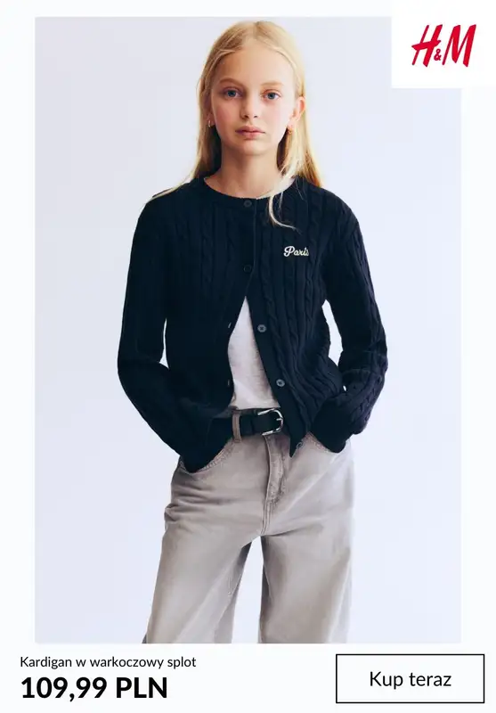 H&M - gazetka promocyjna Swetry i bluzy dziecięce od poniedziałku 16.02  - strona 10