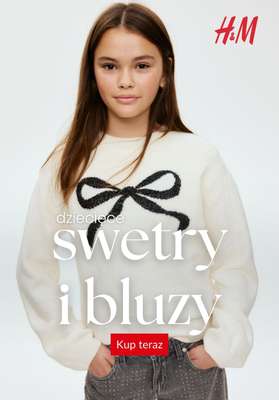 H&M - gazetka promocyjna Swetry i bluzy dziecięce od poniedziałku 16.02 