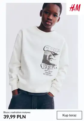 H&M - gazetka promocyjna Swetry i bluzy dziecięce od poniedziałku 16.02  - strona 4