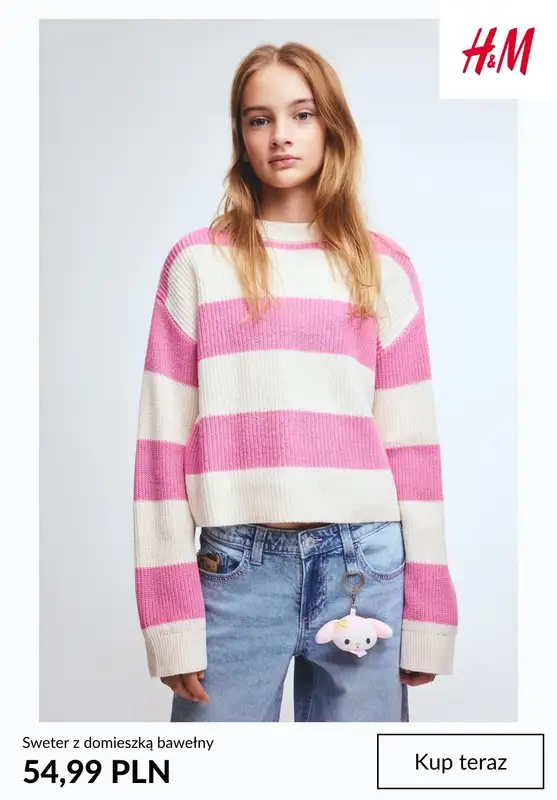 H&M - gazetka promocyjna Swetry i bluzy dziecięce od poniedziałku 16.02  - strona 7