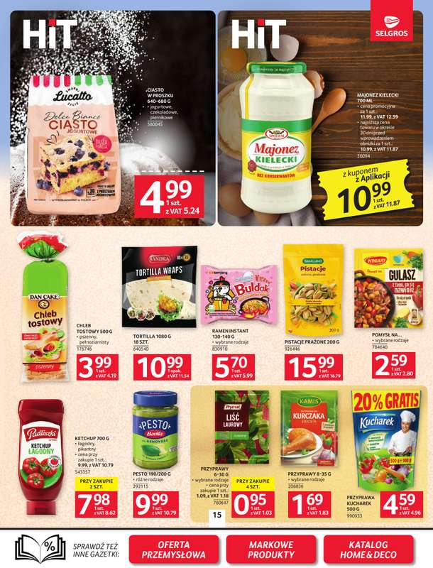 Selgros - gazetka promocyjna Oferta spożywcza od czwartku 19.02 do środy 04.03 - strona 15